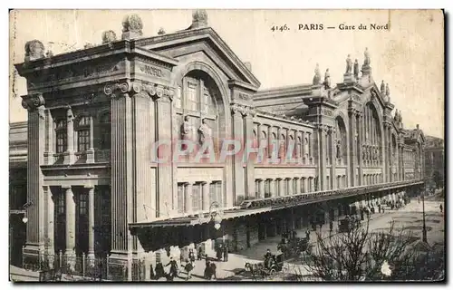 Cartes postales Paris Gare Du Nord