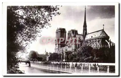 Ansichtskarte AK Paris Notre Dame et le square de l archeveche