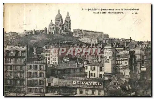 Ansichtskarte AK Paris Panorama Vers le Sacre Coeur et la Butte Montmartre
