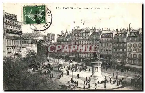 Cartes postales Paris La Place Clichy