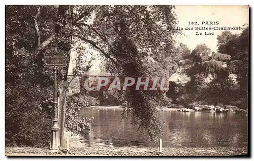 Cartes postales Paris Jardin des Buttes Chaumont Le Lac