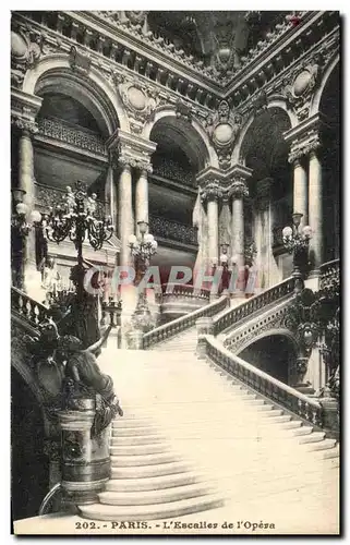 Cartes postales Paris L Escalier de l Opera