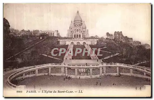 Cartes postales Paris L Eglise du Sacre Coeur