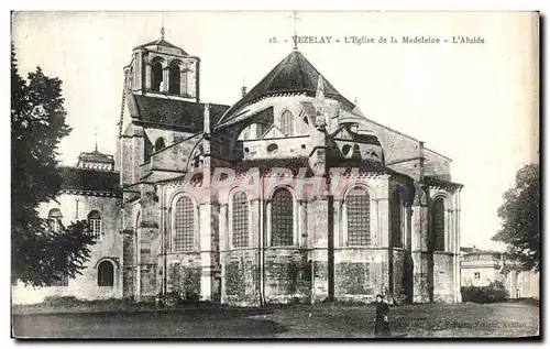 Ansichtskarte AK Vezelay l eglise de la Madeleine L abside