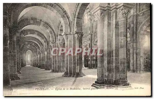 Ansichtskarte AK Vezelay Eglise de la Madeleine lateral Gauche