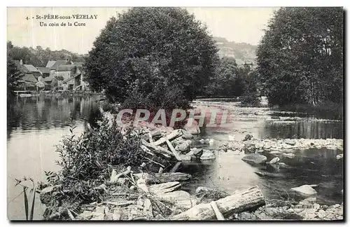 Cartes postales St Pere sous Vezelay Un coin de la Cure