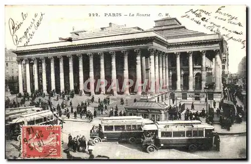 Cartes postales Paris La Bourse