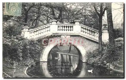 Ansichtskarte AK Paris Parc Monceau Les ruines