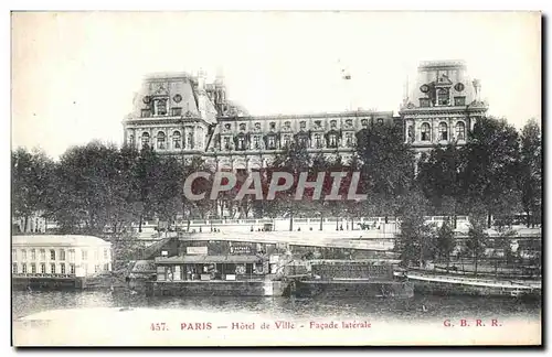 Ansichtskarte AK Paris Hotel de Ville Facade laterale