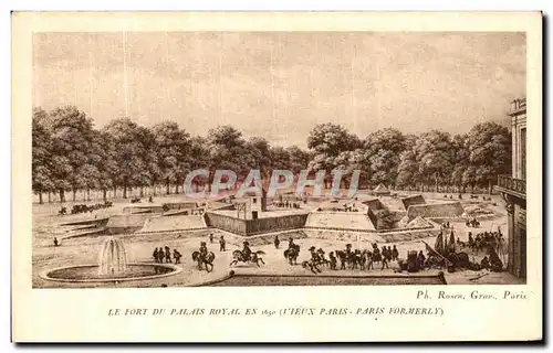 Cartes postales Le Fort Du Palais Royal Vieux Paris