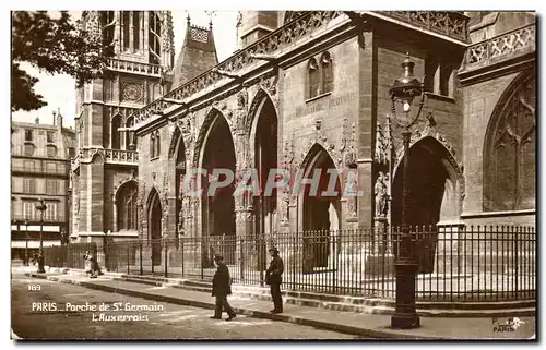 Cartes postales Paris Porche de St Germain L Auxerrois