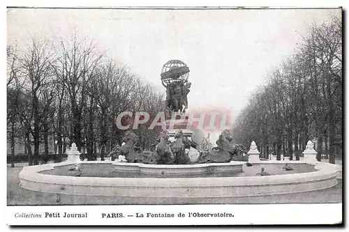 Cartes postales Paris La Fontaine de l Observatoire