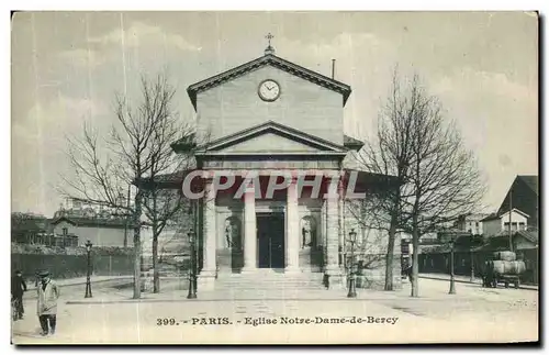 Cartes postales Paris Eglise Notre Dame de Bercy