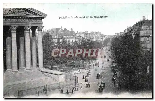 Cartes postales Paris Boulevard De La Madeleine