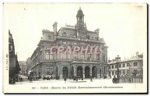 Ansichtskarte AK Paris Mairie du 18eme