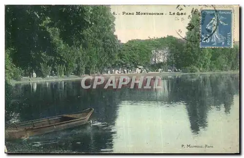 Ansichtskarte AK Paris Montsouris Le Lac