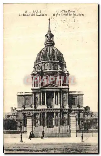 Cartes postales Paris Le Dome des Invalides