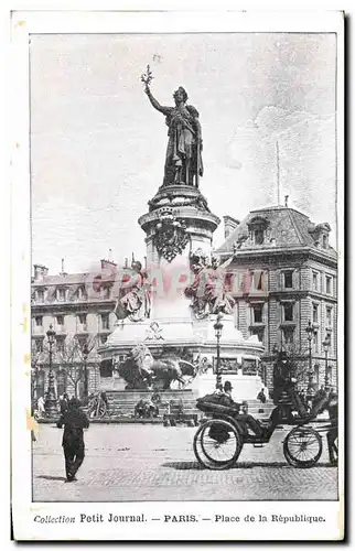 Ansichtskarte AK Paris Collection Petit Journal Place de la Republique