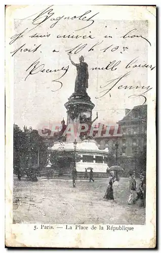 Ansichtskarte AK Paris Collection Petit Journal Place de la Republique