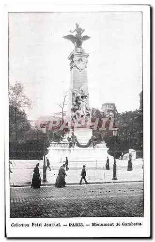 Cartes postales Paris Monument de Gambetta