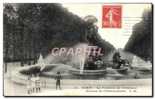 Ansichtskarte AK Paris La Fontaine de Capeaux Enfant observatoire