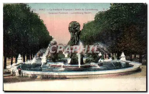 Ansichtskarte AK Paris La Fontaine Carpeaux Jardin du Luxembourg