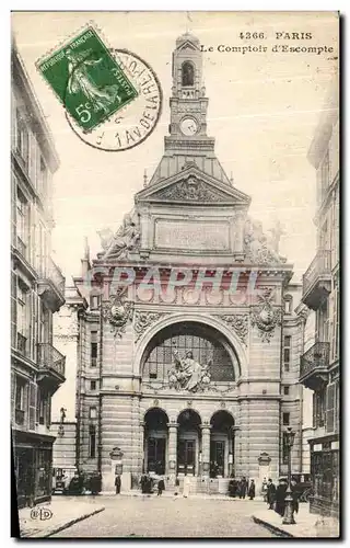 Cartes postales Paris Le Comptoir d Escompte