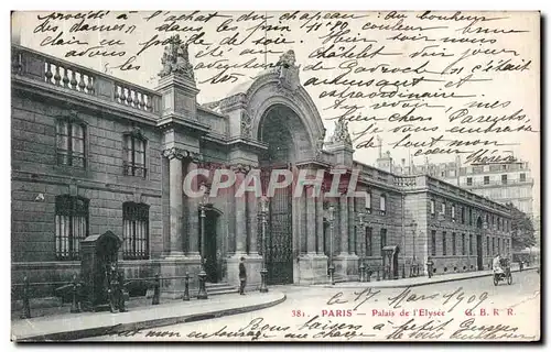 Cartes postales Paris Palais de l Elysee