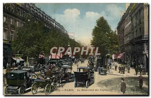 Cartes postales Paris Le Boulevard des Capucines