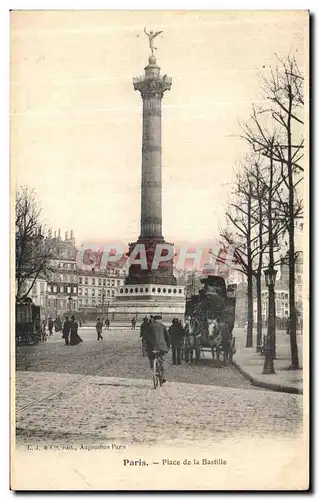 Cartes postales Paris Place de la Bastille