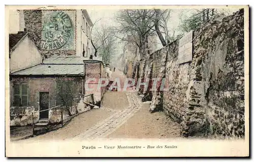 Cartes postales Paris Vieux Montmartre Rue des Saules Cabaret du lapi agile