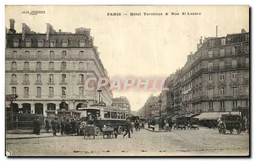 Cartes postales Paris Hotel Terminus Rue St Lazare