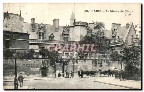 Cartes postales Paris Le Musee de Cluny