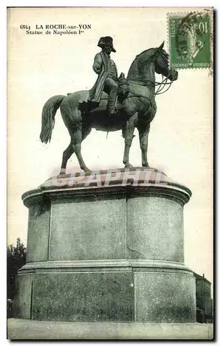 Ansichtskarte AK La Roche sur Yon Statue de Napoleon 1er