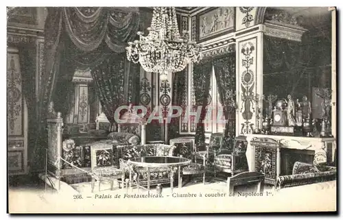 Cartes postales Fontainebleau Chambre a Coucher de Napoleon 1er