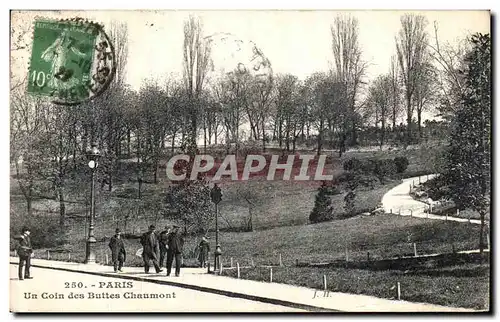 Cartes postales Paris Un Coin des Buttes Chaumont