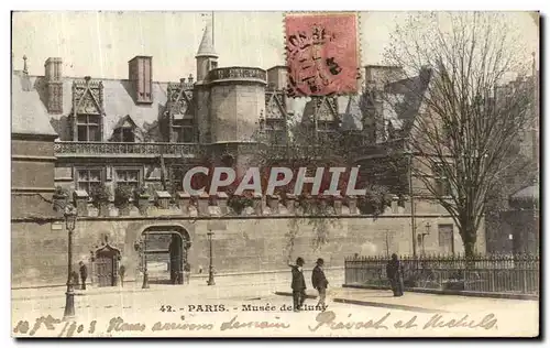 Cartes postales Paris Musee de Cluny