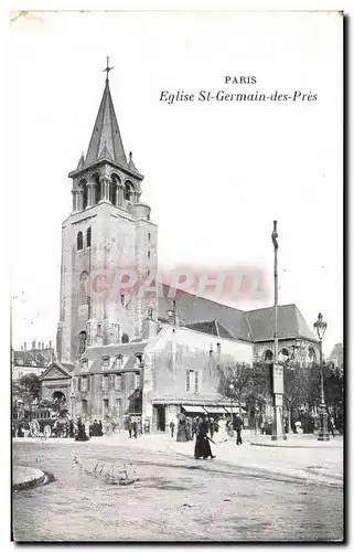 Cartes postales Paris Eglise St Germain des Pres