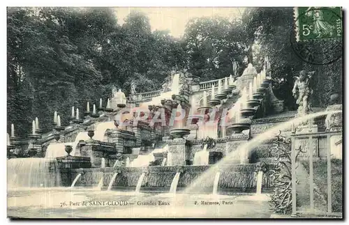 Cartes postales Parc de Saint Cloud Grandes Eaux