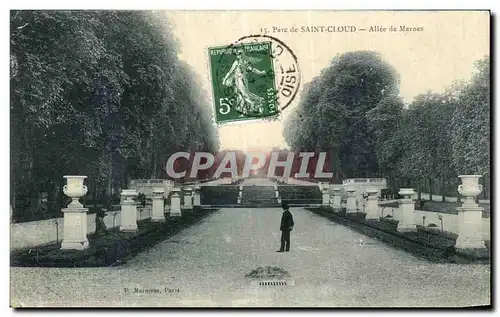 Cartes postales Parc de Saint Cloud Allee de Marnes