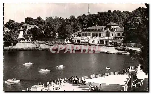 Cartes postales moderne En Normandie Bagnoles de L Orne Le lac et le casino des thermes