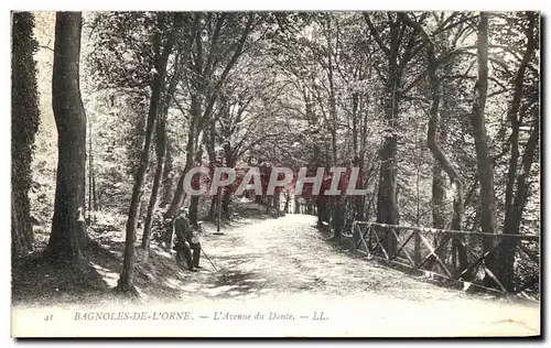 Ansichtskarte AK Bagnoles de l Orne L Avenue du Dante