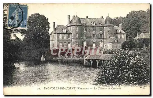 Cartes postales Bagnoles de l Orne Le Chateau de Couterne