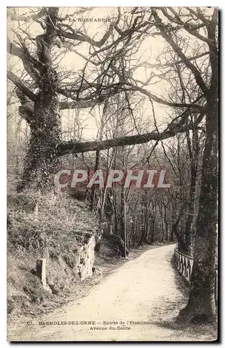 Cartes postales Bagnoles de l Orne Entree de L Etablishment Avenue du Dante