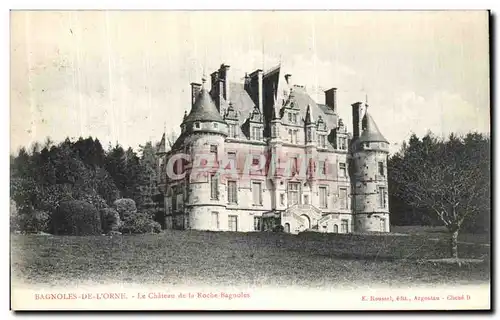 Cartes postales Bagnoles de l Orne Le Chateau de la Roche Bagnoles