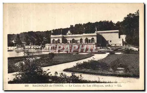 Cartes postales Bagnoles de l Orne Le Casino du Lac