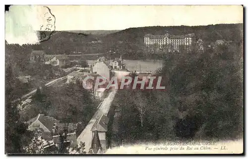 Cartes postales Bagnoles de l Orne Vue generale prise du Roc au Chien