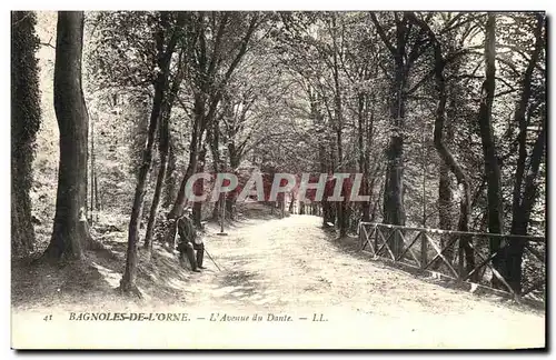 Ansichtskarte AK Bagnoles de l Orne L Avenue du Dante