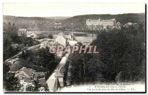 Cartes postales Bagnoles De L Orne Vue Generale prise du Roc au Chien