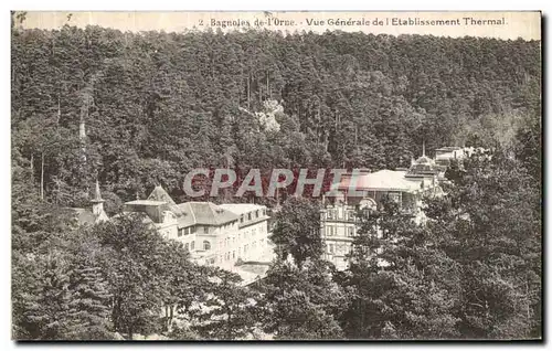 Cartes postales Bagnoles De L Orne Vue Generale de L Etablissement Thermal